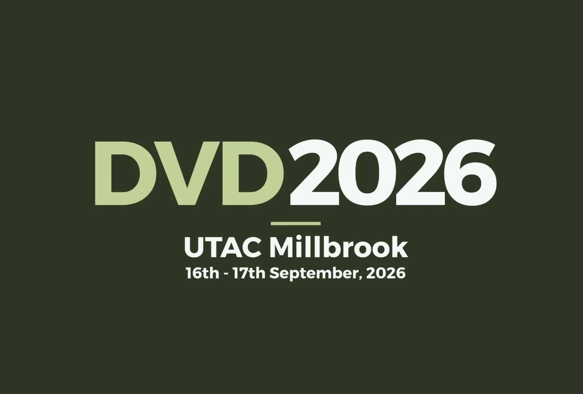 DVD 2026 UTAC